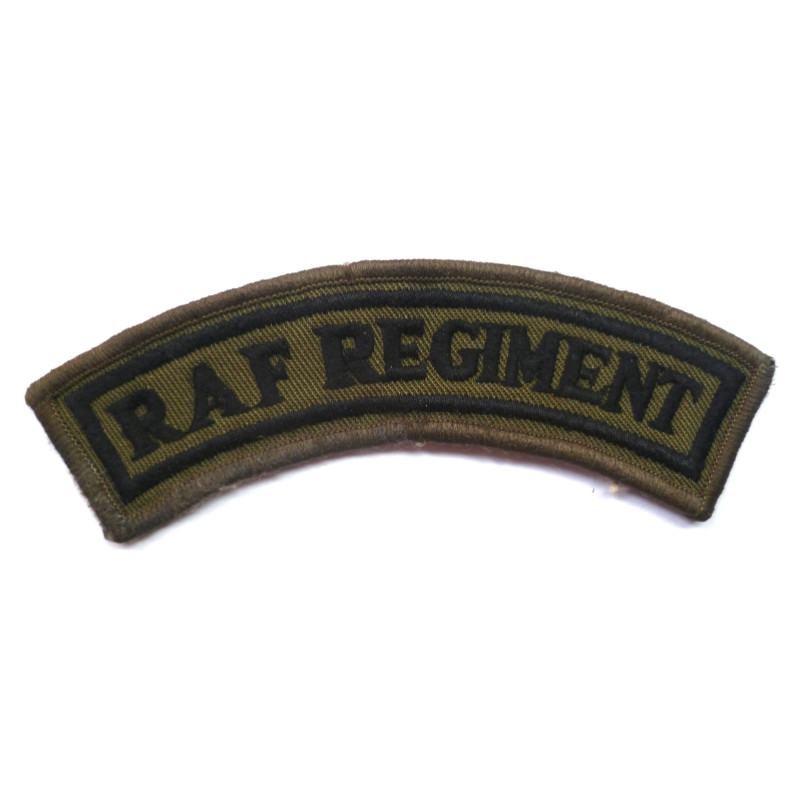 Royal Air Force Regiment Shoulder Title - British Military Insignia