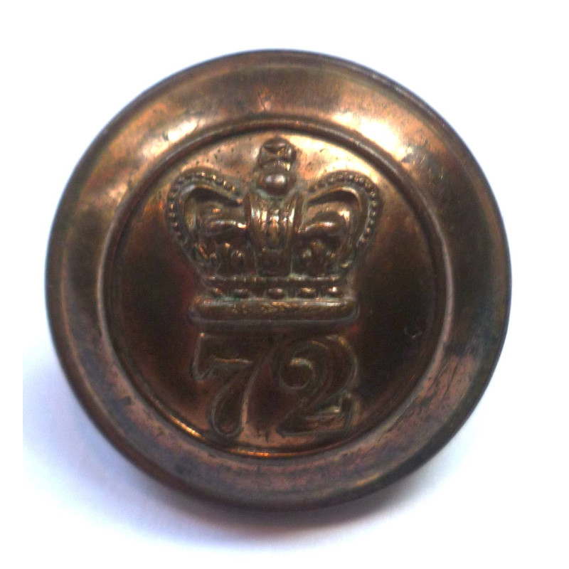 72nd Foot, Duke of Albany’s Own Highlanders 26mm Button  - British Army Insignia