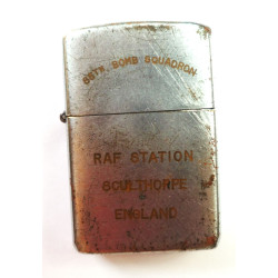 USAF / 85th Bomb Squadron, RAF Sculthorpe, UK. "Zippo" Lighter Made in Japan