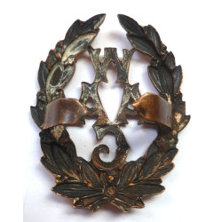 WWI Women's Auxiliary Army Corps Officers Cap Badge - WAAC - British Military Insignia