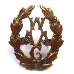WWI Women's Auxiliary Army Corps Officers Cap Badge - WAAC - British Military Insignia