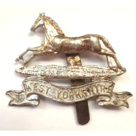 West Yorkshire Regiment Staybrite Cap Badge - British Military Insignia