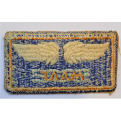 WWII USAAF Mediterranean Allied Air Force MAAF Cloth Patch Badge