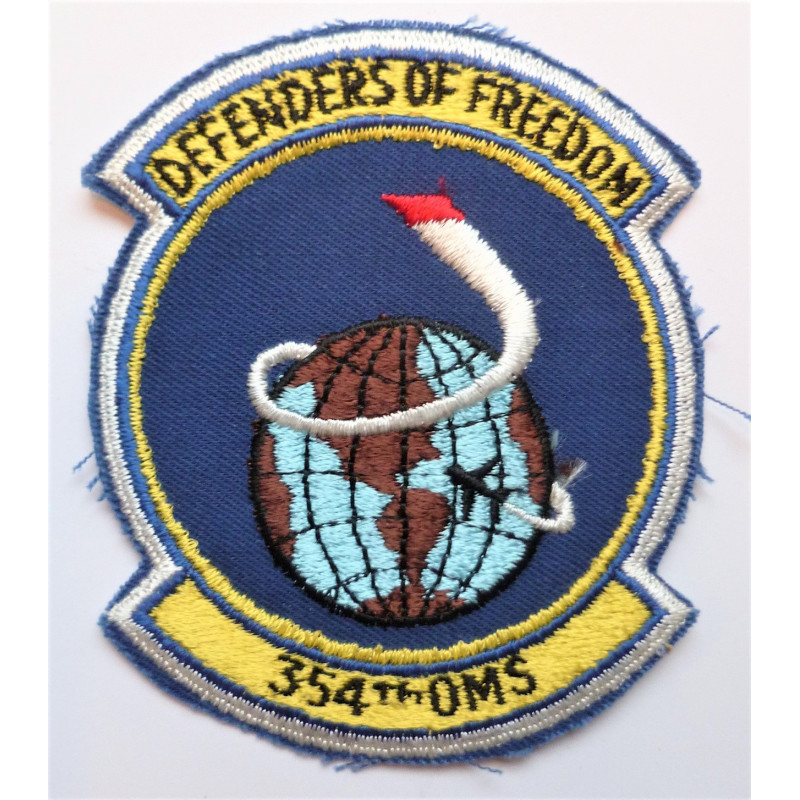 United States Air Force 354th OMS Cloth Patch Badge Operational Medical Squadron