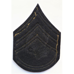WWII United States Army Staff Sergeant Class 3 Sleeve Rank Insignia