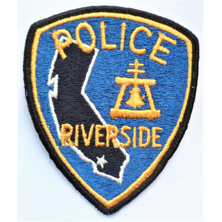 United States Riverside California Police Patch
