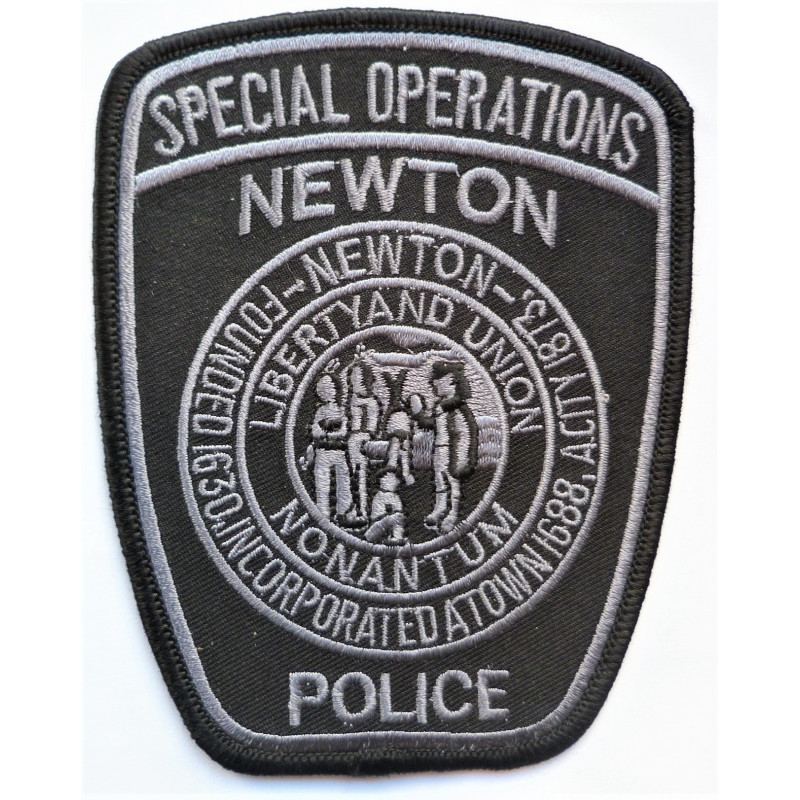 United States Newton Police Special Operations Patch