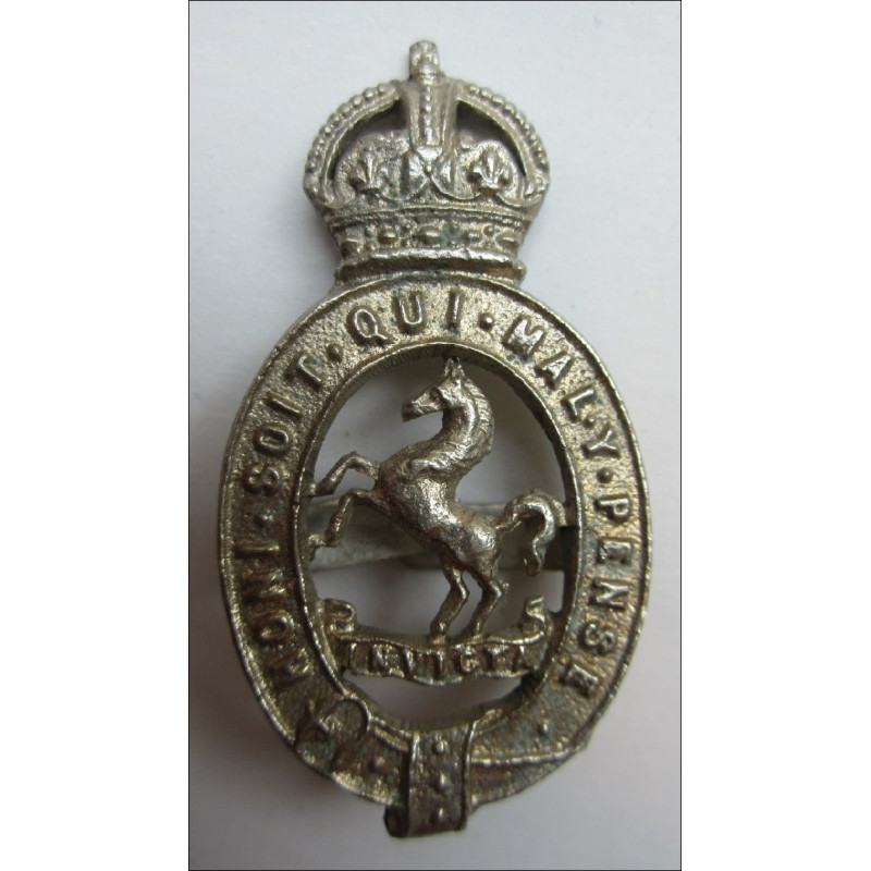 The Duke of Connaughts Own Royal East Kent Yeomanry Officers Cap Badge