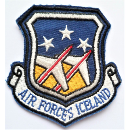 United States Air Forces Iceland Cloth Patch Fighter Intercept Squadron