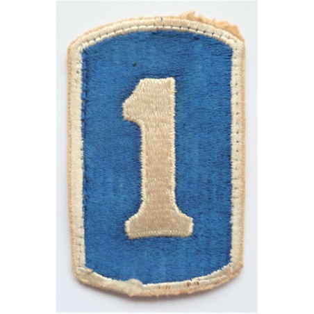 United States 1st US Army Infantry Brigade Cloth Patch