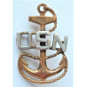 WW2 United States Navy Petty Officers Sterling Cap Badge ACID TEST