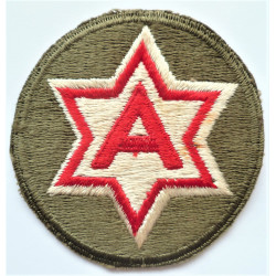United States Army 6th Army Cloth Patch Badge WWII