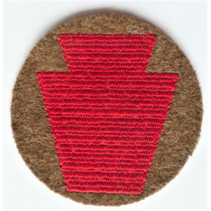 Pre WW2/WW1 United States 28th Infantry Division Cloth Sleeve Insignia Patch Badge