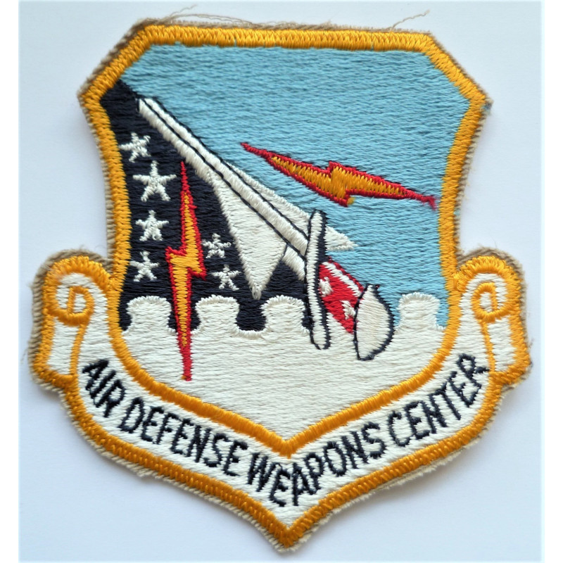 United States Air Force Air Defense Weapons Center Cloth Patch Insignia