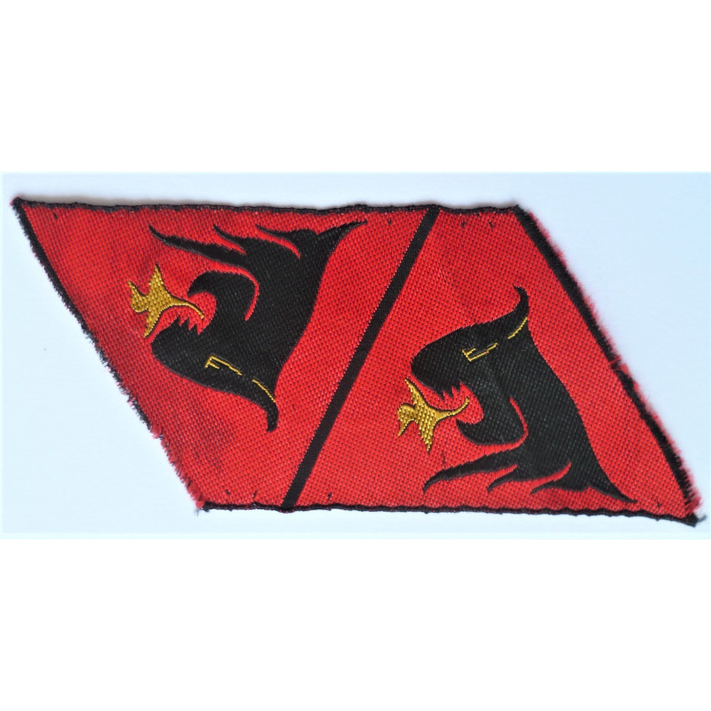 British Army 19th Infantry Brigade Uncut Pair Cloth Formation Sign