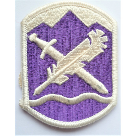 US 365th Civil Affairs Brigade Cloth Patch Badge
