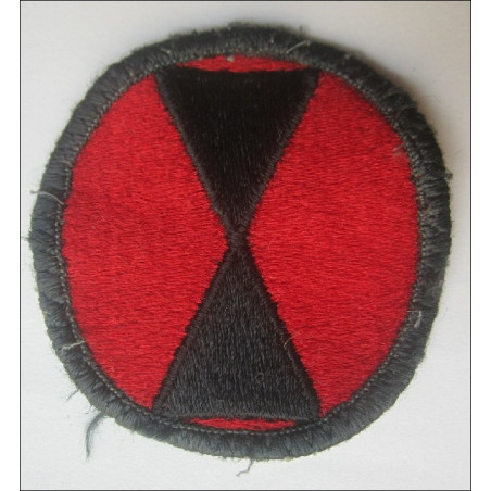 WW2 US Army 7th Division Cloth Patch