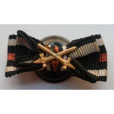 WW1 German Lapel Iron Cross 2nd Class and Honor Cross with swords
