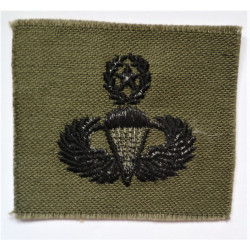 US Vietnam Master Parachute Wing Badge Subdued
