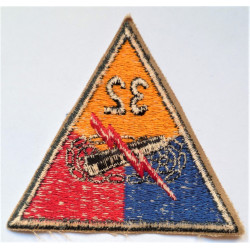 United States 32nd armoured Cloth Patch Badge