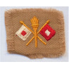 United States Signals Cloth Collar Patch Badge