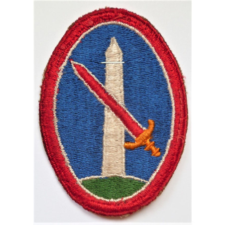 United States Military District Washington Cloth Patch Badge US