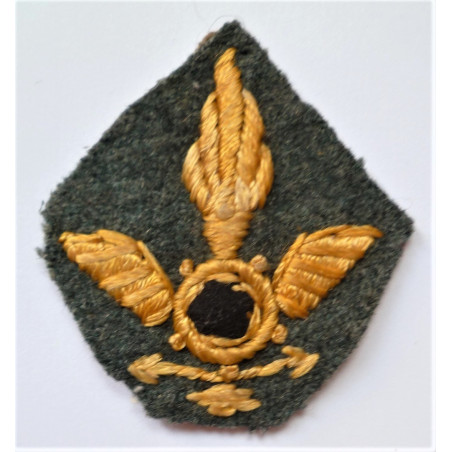 WW2 Italian Transport Corps Cloth Cap Badge