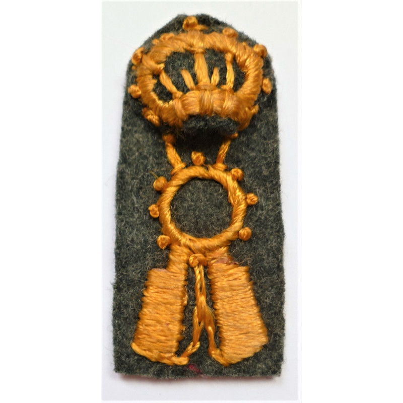 WW2 Italian Infantry Cloth Cap Badge WWII