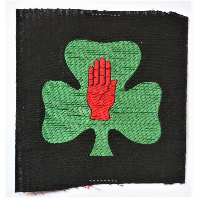 107th Ulster Infantry Brigade Woven Cloth Formation Sign