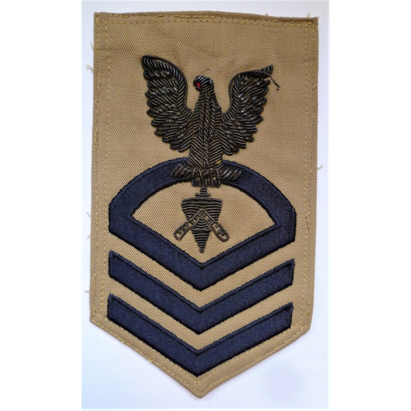 United States Navy Signalman Bullion Cloth Rating Patch Badge US