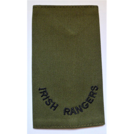 Irish Rangers Rank Shoulder Title Insignia