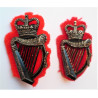 Pair Royal Ulster Constabulary Collar Badge RUC