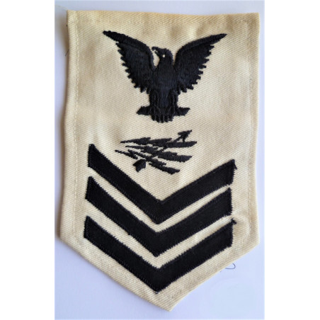 WWII US Navy Radarman First Class Rating Badge insignia
