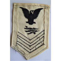 WWII US Navy Radarman First Class Rating Badge insignia
