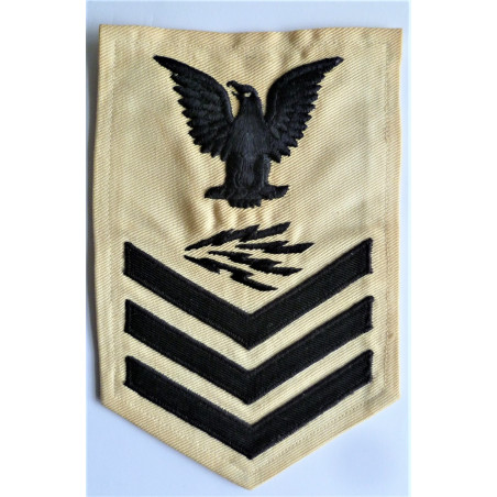 WWII US Navy Radioman 1st Class Rating Badge insignia
