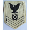 WWII US Navy Boatswains Mate 2nd Class Rating Badge insignia USN