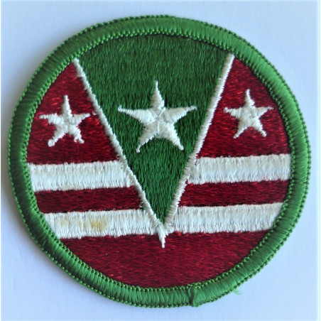 WW2 United States Army 124th ARCOM Cloth Patch Badge