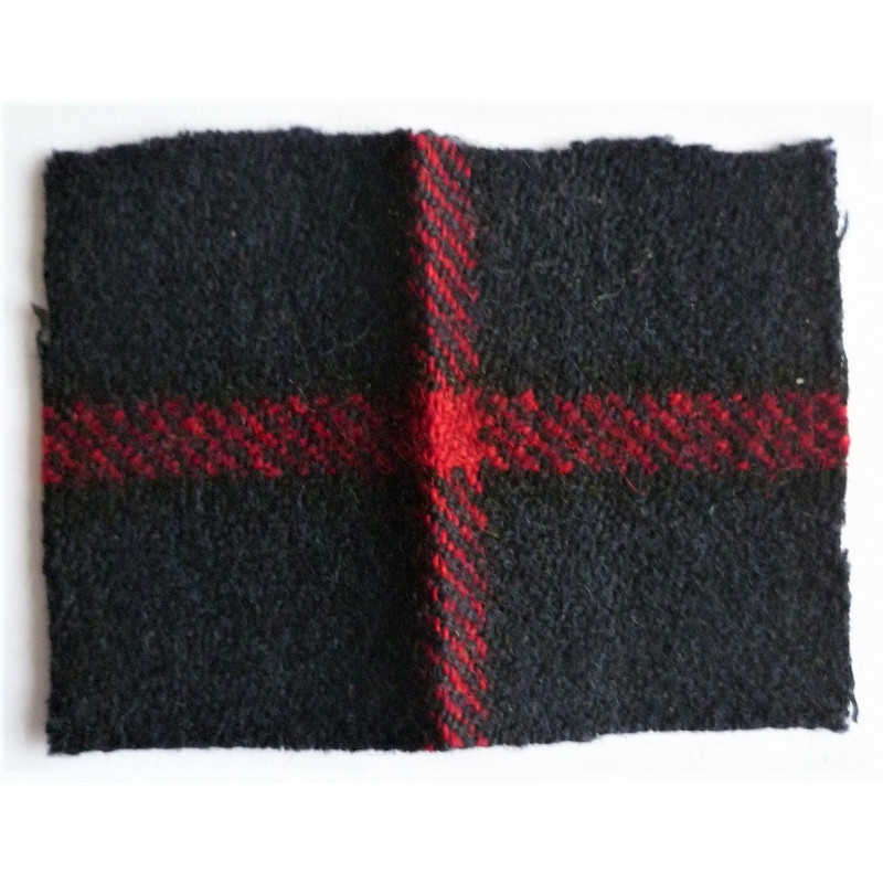 Scottish Regiment Wool Tartan Backing British Army