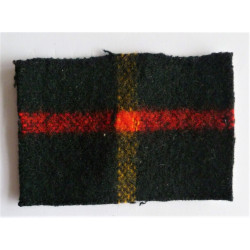 Scottish Regiment Wool Tartan Backing British Army WW2