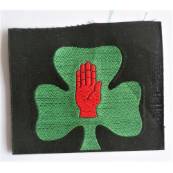 107th Ulster Infantry Brigade Woven Cloth Formation Sign badge