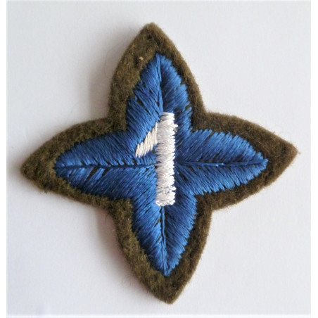 British Army Cadet 4 pointed  Star 1 badge