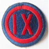 United States Army 9th Corps Cloth Patch Badge