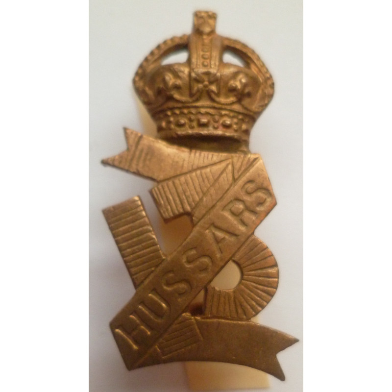 WW1 13th Hussars Cap Badge British Army Local Made