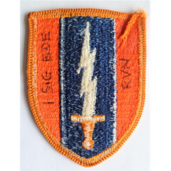US Army 1st Signal Brigade Cloth Patch Badge United States