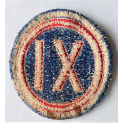 United States 9th Corps Cloth Patch Badge United States