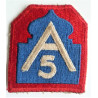 United States 5th Army Cloth Patch Badge