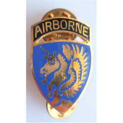 US States 13th Airborne Division DI Distinctive Insignia Badge