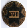 United States 7th Corps Cloth Patch Badge subdued