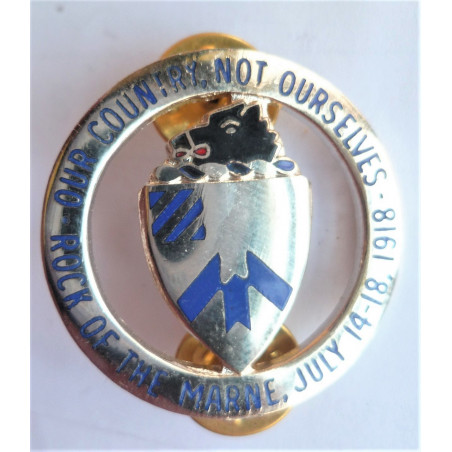 United States 30th Infantry Regiment DUI badge Crest United States