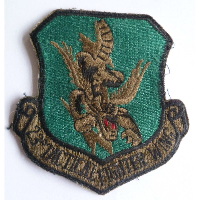 USAF 23rd Tactical Fighter Wing Cloth Patch Badge